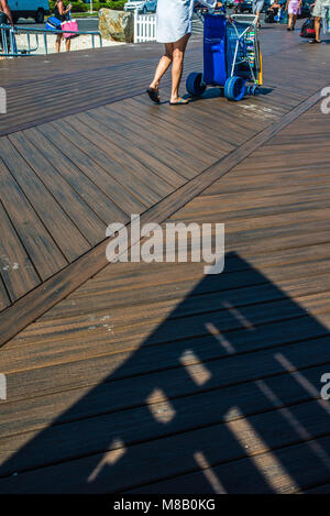 Boardwalk Sea Isle City, NJ. Stockfoto