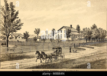 Geschichte von Ingham und Eaton Grafschaften, Michigan (1880) (14576712718) Stockfoto