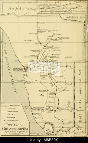 Sterben Postwertzeichen und entwertungen der deutschen postanstalten in den Schutzgebieten und im Auslande (1921) (14580963919) Stockfoto