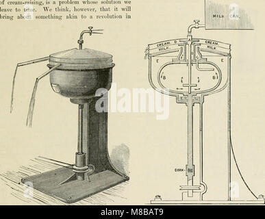 Die Milchwirtschaft, die Theorie, Praxis und Methoden der Milchviehhaltung (1880) (20804073956) Stockfoto