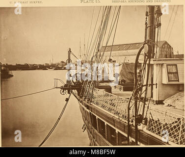 Deep-sea klingende und Ausbaggern; eine Beschreibung und Diskussion der Methode und Geräte an Bord verwendet die Küsten- und Vermessungsamt Steamer, "Blake. (1880) (14595484827) Stockfoto