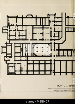 Designs für die vorgeschlagene neue Häuser des Parlaments - bestehend aus vier Pläne, vier geometrischen Höhen, eine Längs- und Querprofile, mit zwei Ansichten, auf die Hälfte der (14578565479) reduziert Stockfoto