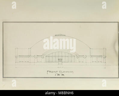 Design eines Kuppelbau für sportliche Veranstaltungen (1910) (14802329083) Stockfoto