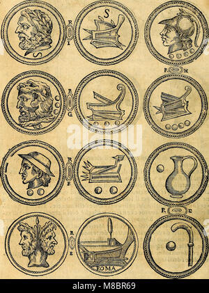 Dialoghi di Don Antonio Agostini archivescovo di Taracona, intorno alle medaglie, inscrittioni und altre Antichità (1625) (14564087928) Stockfoto