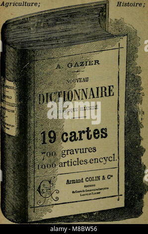 Wörterbuch - Manuel - illustré des Sciences usuelles - Astronomie, mécanique, Kunst militaire (1897) (14578646109) Stockfoto