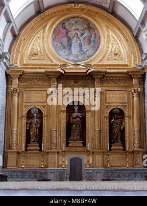 FARO, SÜDLICHEN ALGARVE/PORTUGAL - 7. März: Innenansicht der Kathedrale in Faro Portugal am 7. März 2018 Stockfoto