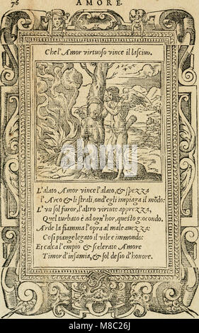 Diverse imprese Platz für ein diuerse moralità-con versi Che ich Loro significati dichiarano - tratte da Gli emblemi dell'Alciato (1549) (14564000520) Stockfoto