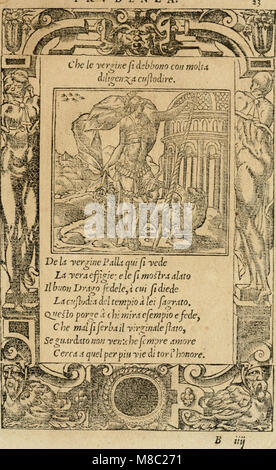 Diverse imprese Platz für ein diuerse moralità-con versi Che ich Loro significati dichiarano - tratte da Gli emblemi dell'Alciato (1549) (14747427641) Stockfoto