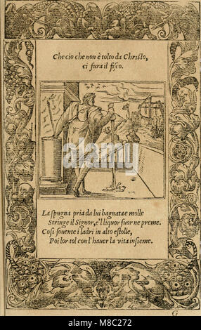 Diverse imprese Platz für ein diuerse moralità-con versi Che ich Loro significati dichiarano - tratte da Gli emblemi dell'Alciato (1549) (14750405212) Stockfoto