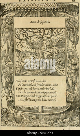 Diverse imprese Platz für ein diuerse moralità-con versi Che ich Loro significati dichiarano - tratte da Gli emblemi dell'Alciato (1549) (14750468072) Stockfoto