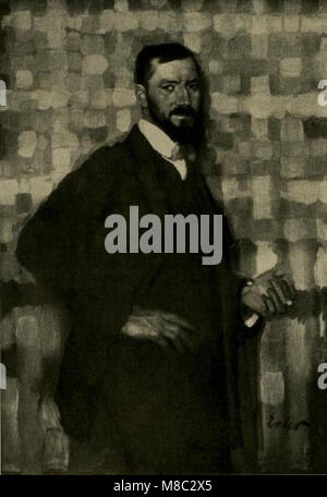 Fritz Erler - Bildhauer Theodor von Gosen, 1908 Stockfoto