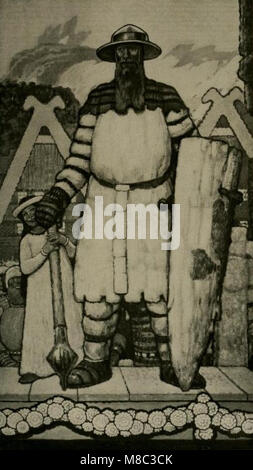 Fritz Erler - Ausschnitt aus den Wandbildern im Festsaal des Neuen Rathauses in Hannover, 1913 (6) Stockfoto