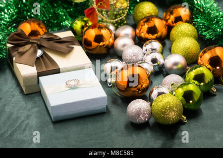 Weihnachten Hintergrund. Selektive konzentrieren. Stockfoto