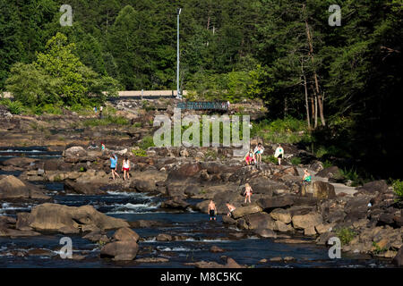 Die ocoee River im Cherokee National Forest, TN. Stockfoto