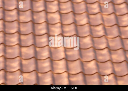 Roofing Wellpappe braun Textur Stockfoto