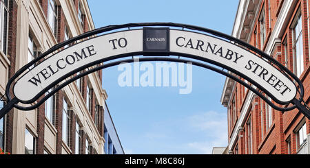 Carnaby Street, London, UK. Stockfoto