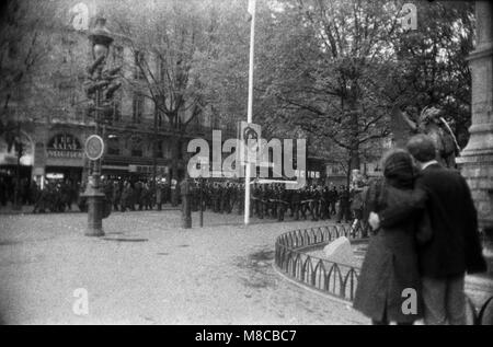 Philippe Gras/Le Pictorium - Mai 68 - 1968 - Frankreich/Ile-de-France (Region) / Paris - Auseinandersetzungen zwischen Demonstranten und der Polizei Stockfoto