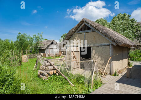 Wallmuseum, slawischen Dorf, Oldenburg in Holstein, Ostsee, Schleswig-Holstein, Deutschland, Europa Stockfoto