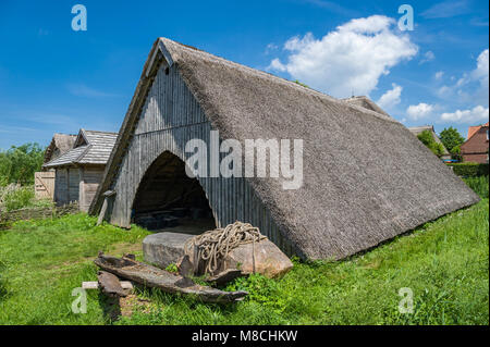 Wallmuseum, slawischen Dorf, Oldenburg in Holstein, Ostsee, Schleswig-Holstein, Deutschland, Europa Stockfoto