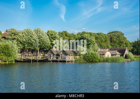 Wallmuseum slawischen Dorf Witz der See Wallsee, Oldenburg in Holstein, Ostsee, Schleswig-Holstein, Deutschland, Europa Stockfoto