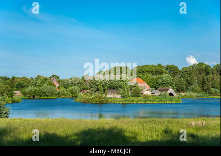 Wallmuseum slawischen Dorf Witz der See Wallsee, Oldenburg in Holstein, Ostsee, Schleswig-Holstein, Deutschland, Europa Stockfoto