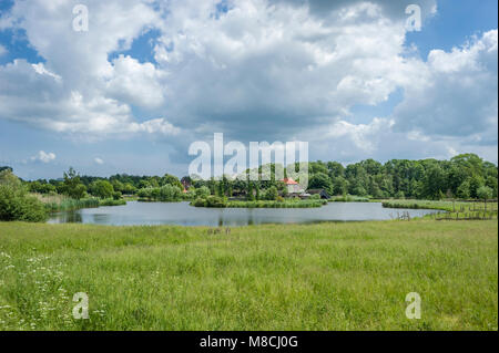 Wallmuseum slawischen Dorf Witz der See Wallsee, Oldenburg in Holstein, Ostsee, Schleswig-Holstein, Deutschland, Europa Stockfoto