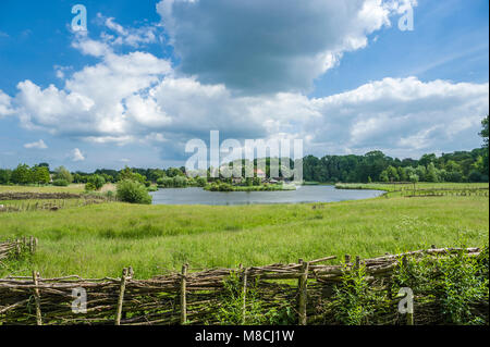 Wallmuseum slawischen Dorf Witz der See Wallsee, Oldenburg in Holstein, Ostsee, Schleswig-Holstein, Deutschland, Europa Stockfoto