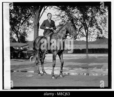 Dieses Foto zeigt John Coolidge am 31. Juli 1924. Coolidge war der Sohn von Präsident Calvin Coolidge und das Bild fängt ihn in seinen jüngeren Jahren ein. Stockfoto