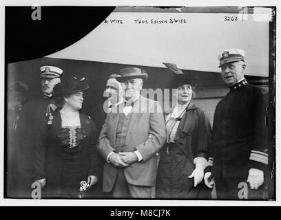 Josephus Daniels) & Frau, Thos. Edison & Frau LCCN 2014697796 Stockfoto