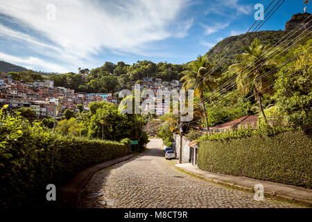 Favela Cosme Velho Stadtteil von Rio de Janeiro, Brasilien Stockfoto