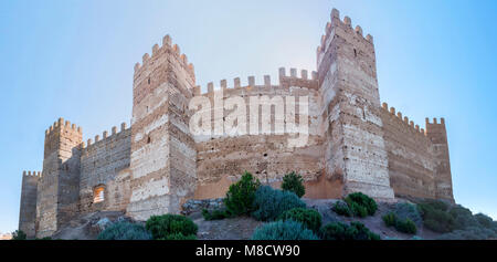 Burgalimar schloss, Bury Al-Hamma, La Algaba Dorf, Provinz Jaen, Spanien Stockfoto