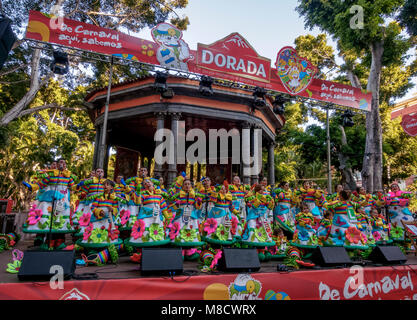 Karneval in Santa Cruz de Tenerife, Teneriffa, Kanarische Inseln, Spanien Stockfoto