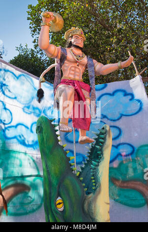 Hanuman statue Maruti Hindu Tempel Altinho Panjim Goa Indien Stockfoto