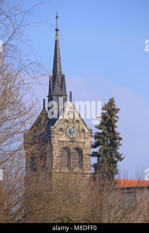 Kirche des Heiligen Sebastian in Magdeburg. Stockfoto