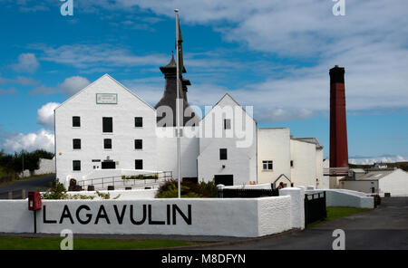 Lagavulin Distillery, Islay Stockfoto