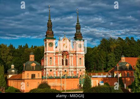 Barocke Marianischen Heiligtum in Swieta Lipka, Masuren - eine der berühmtesten Kirchen in Polen Stockfoto