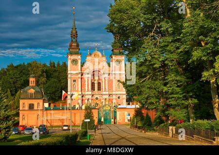 Barocke Marianischen Heiligtum in Swieta Lipka, Masuren - eine der berühmtesten Kirchen in Polen Stockfoto