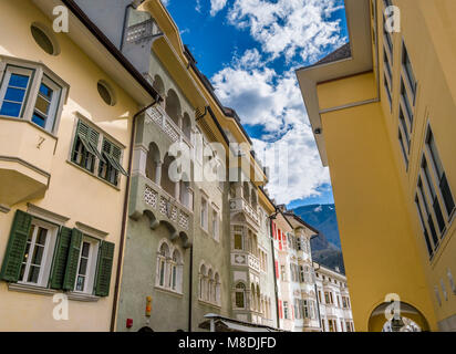 Portici Laubengasse in Bozen, Südtirol, Italien, Europa Stockfoto