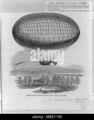 Aufstieg von (H) Bell's Antenne Maschine, von Vauxhall Gardens LCCN 2002721423 Stockfoto