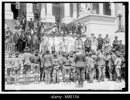 Thomas Riley Marshall war Gouverneur von Indiana und Vizepräsident der Vereinigten Staaten unter Woodrow Wilson. Er war eine wichtige politische Persönlichkeit während des frühen 20. Jahrhunderts und unterstützte Organisationen wie die Pfadfinder. Stockfoto