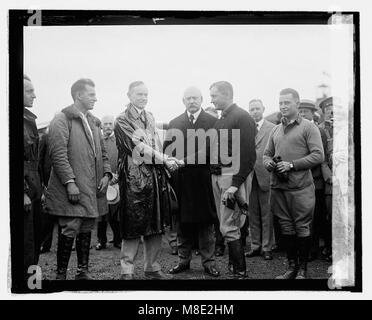 Pres. Coolidge, Sec. Wochen & Links Smith, 9-9-24 LOC npcc. 120 x 90 Stockfoto