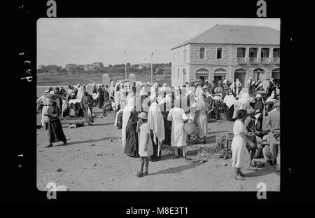 Temporäre Gemüsemarkt am Romema, Jerusalem LOC matpc. 18659 Stockfoto