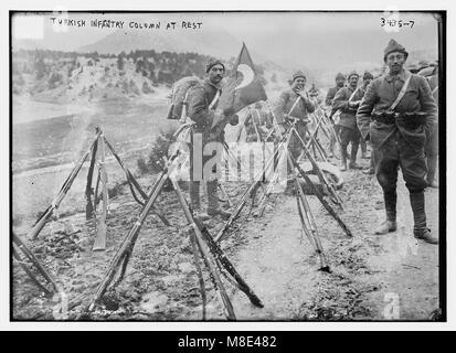 Türkische Infanterie Spalte rest LCCN 2014698745 Stockfoto