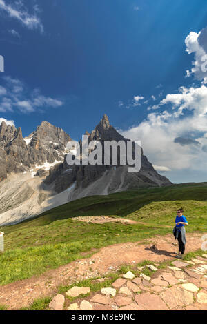 Passo Rolle, San Martino di Castrozza Dorf, Trient, Trentino Alto Adige, Italien Stockfoto