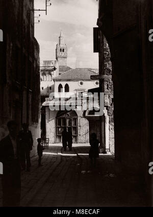 1943 Naher Osten Libanon - street scene Tripolis Stockfoto