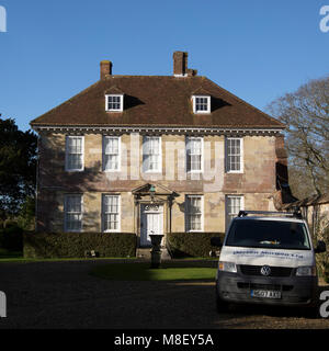 Arundells in Salisbury, Wiltshire, England. Das Haus war das Haus von Sir Edward Heath, Premierminister Großbritanniens von 1970 bis 1974. Stockfoto