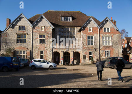 Der Kleiderschrank Gebäude an der Salisbury in Wiltshire, England. Stockfoto