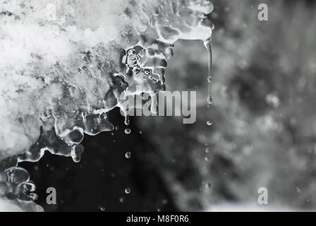 Frühling fällt aus das Eis schmelzen Stockfoto