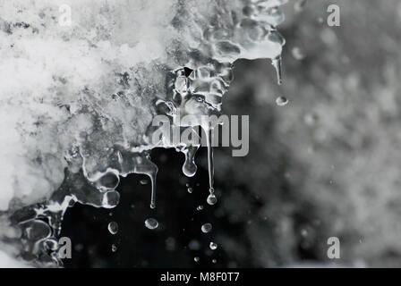 Frühling fällt aus das Eis schmelzen Stockfoto