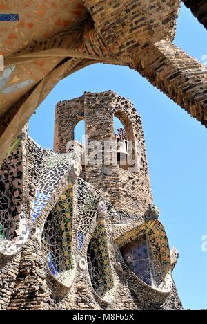 Colònia Güell, BARCELONA Stockfoto